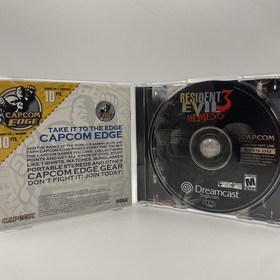 RESIDENT EVIL 3: NEMESIS - SEGA DREAMCAST 2000 COMPLETE WITH MANUAL - UNTESTED
