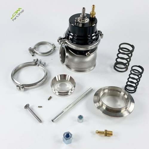 Turbocharger External Wastegate V-Band 60MM V60 24psi&14psi&16psi Spring Black - Foto 4 di 5