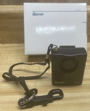 Quorum PAAL Personal Attack Security Alarm Clip & Pull Pin Black NEW - VERY LOUD