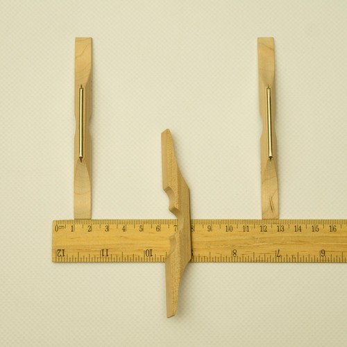 Brücke mit Bund für Balalaika / Domra, Halbfabrik, Höhe ca. 15mm - Bild 8 von 15