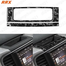 Forged Carbon Fiber Radio Above Storage Panel Cover For RAM 1500 2500 3500 13-18