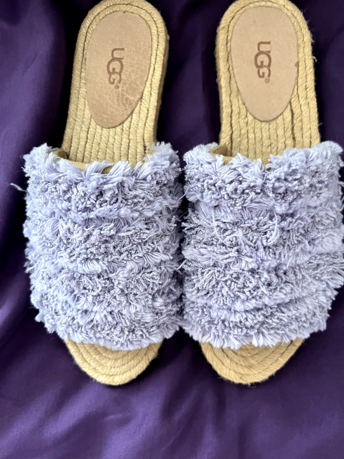 UGG Sandalo donna Edith piatto lavanda nebbia usa 6