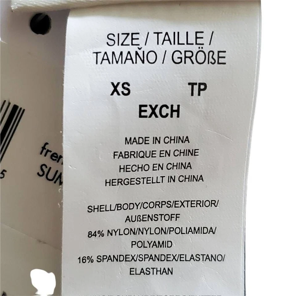 Kate Spade женщин бикини комплект купальник синий белый цветочный с бретелью через шею XS $160 новый - Изображение 3 из 4