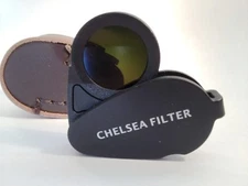 Chelsea Filter for testing Gemstone Gems,Testing, Loupe. GIA TOOLS - Black Color
