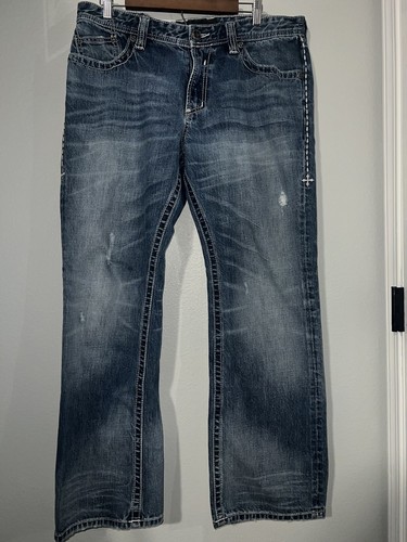 2000s Affliction Jeans Buckle B 36x30