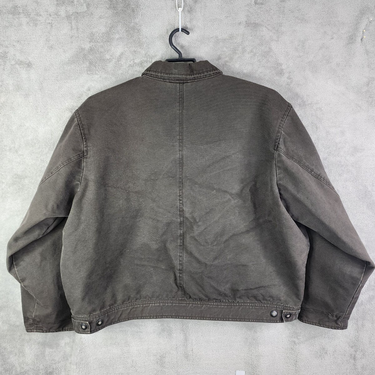 Mens Vintage Brown Sideout Jacket Polyester Wool Blend Full