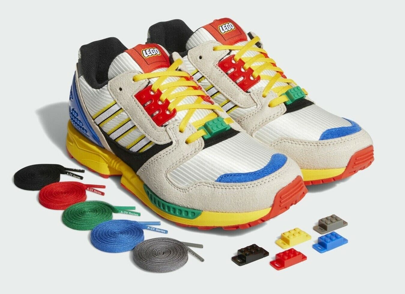 Adidas ZX 8000 LEGO Limited Edition Shoes Men's Size 6-14 FZ3482 Adidas ZX 8000 LEGO Limited Edition Shoes Men's Size 6-14 FZ3482