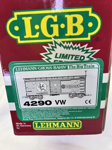 LGB 4290 Volkswagen "Sport" Boxcar in Original Box LIMITED EDITION