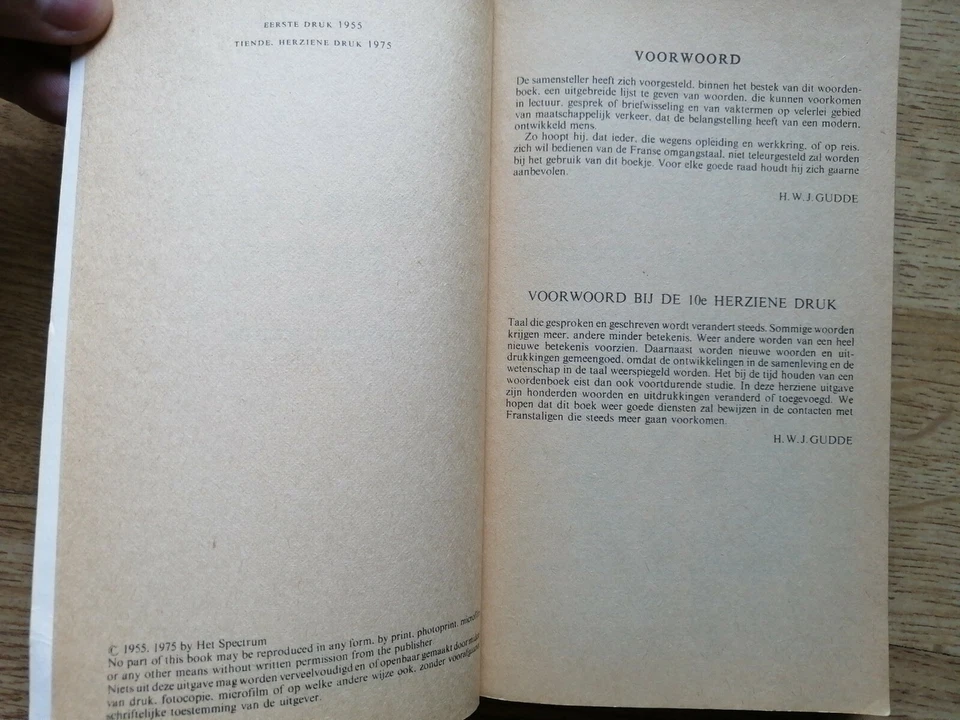Prisma Dutch - France Nederlands Frans Woordenboek Dictionary Language Learning - Image 4 of 4