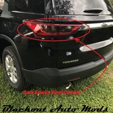 Tail Light Blackout Kit Smoked Vinyl Overlay For 2018-21 Chevy Traverse 