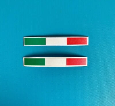 Italien Flagge Spiegelaufkleber Set, Autoaufkleber, Italia Aufkleber EM WM - Bild 1 von 3