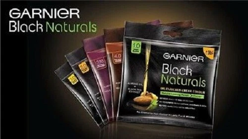 Garnier Black Naturals Hair Colour Brown Black Burgundy Naturals 20g