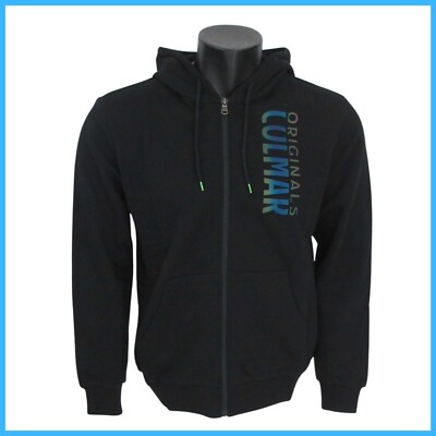 COLMAR felpa uomo cappuccio full zip logo 8293 5TK ABOUT 99 NERO