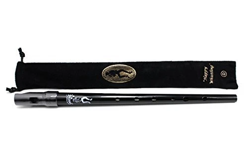 Clarke BLACK Sweetone D Irish Tin Penny Whistle Soft Whistle Pouch