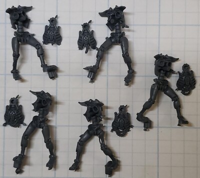 40k Necron Bits Necron Warrior Biometal Skeleton Torso Legs Set