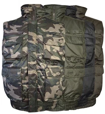 Men's Military Hunting Multi Pocket Fishing Camo Utility Tactical Cargo Vest 