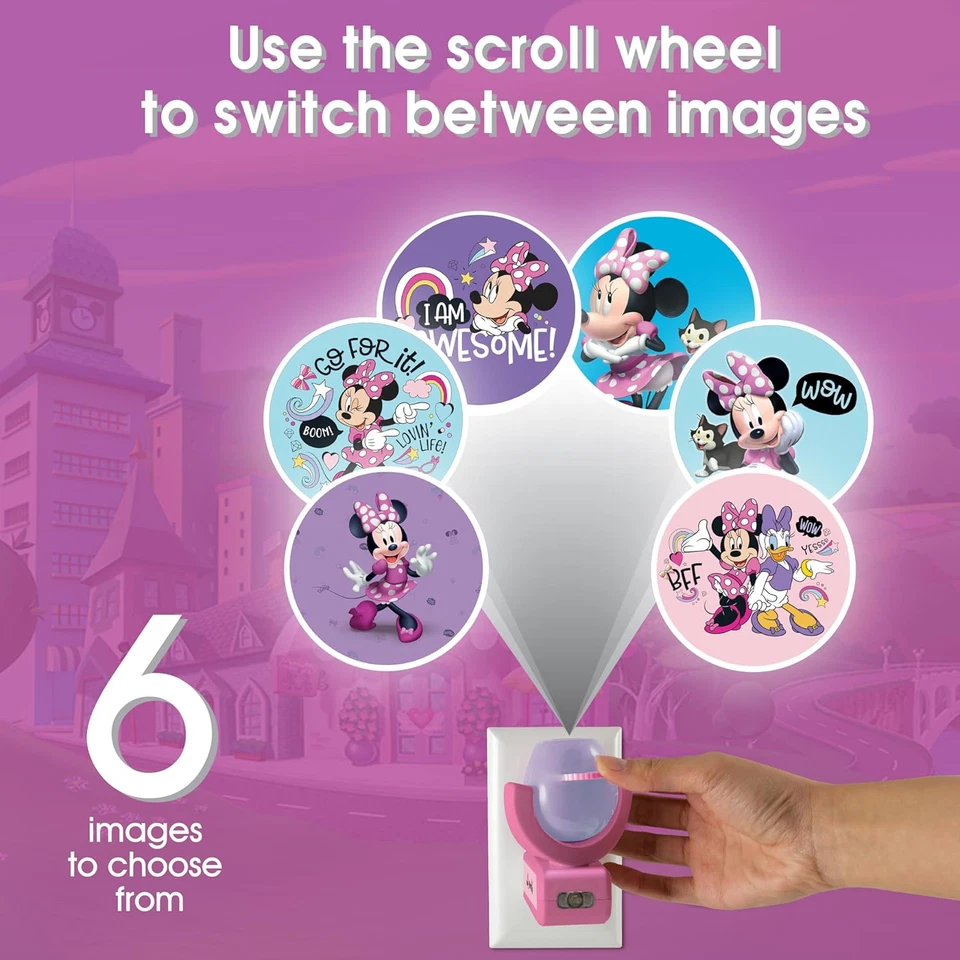 Disney Projectables Minnie 1 Pack, Purple/Pink Projectable  - Image 4 of 4