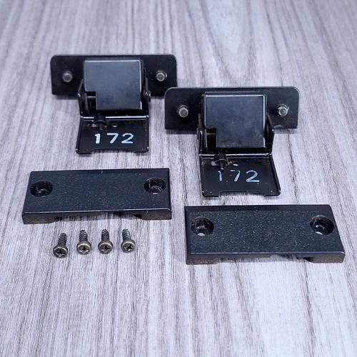 Technics SL-1600 MK2 Turntable OEM Dust Cover Lid Hinges Set