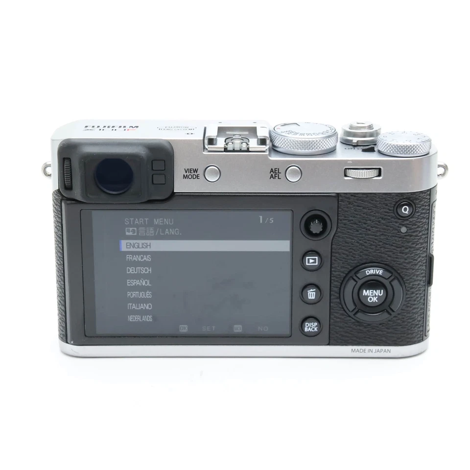 Fujifilm Fuji X100F Silver Digital Camera Shutter Count 3900 - Image 3 of 4