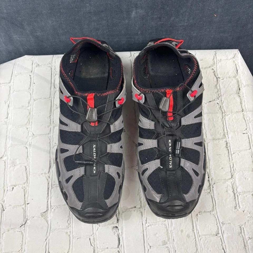 Zapato de Cross-country Salomon RX Gecko para Hombre, Detriot/Negro/Rojo Brillante, 11 M Usado en Excelente Condición Foto 2 de 4