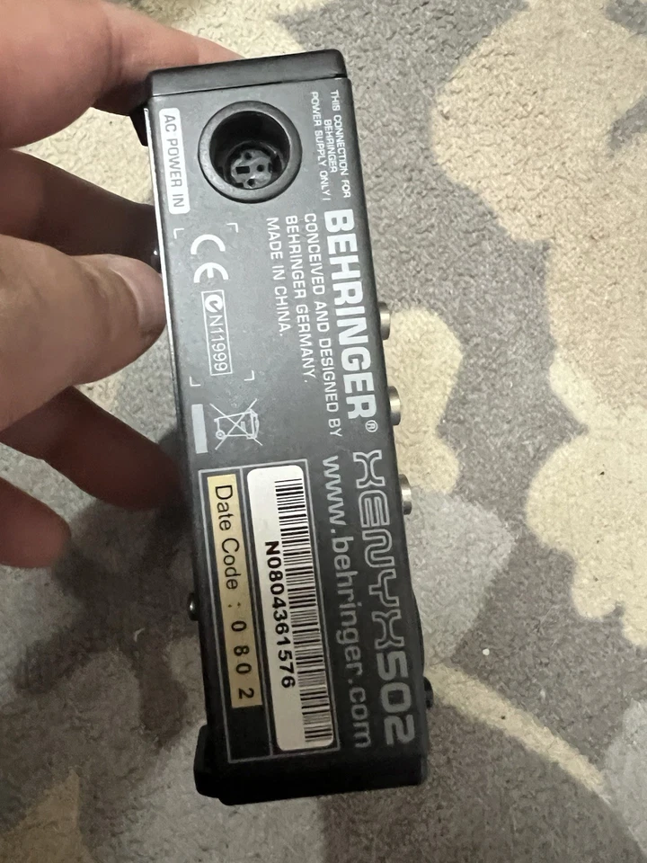 Behringer XENYX 502 5-Input Professional Mixer, Working (No Power Supply) - Image 3 of 4