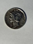 1943 Mercury Dime - 90% silver composition - Receive this coin