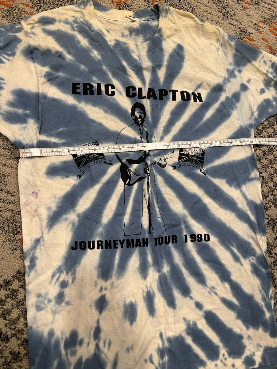 Eric Clapton Stevie Ray Vaughan Tシャツ Eric Clapton Stevie Ray 1990 Tour Last Show Alpine Valley