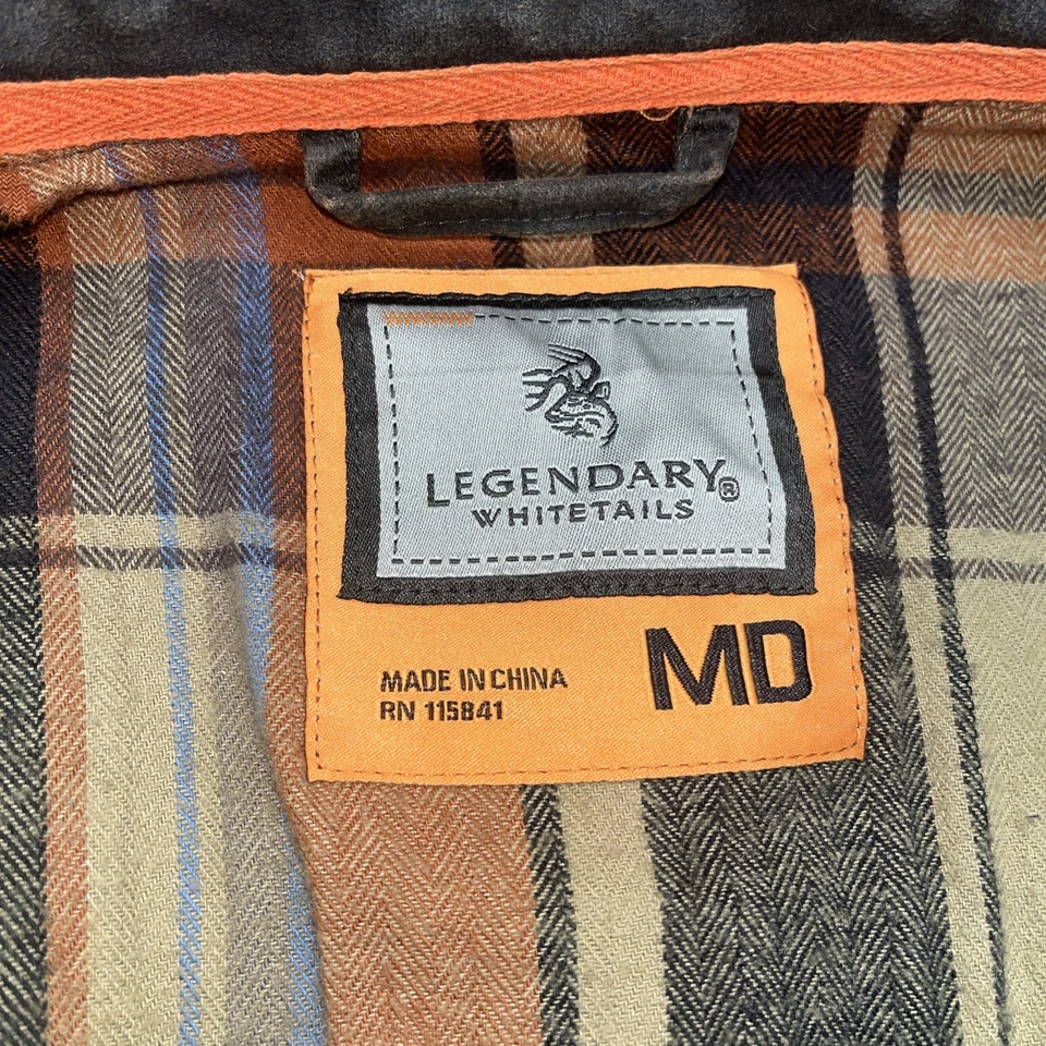 Legendary Whitetails Shirt Men medium Brown Pockets Lined The Journeyman jacket - Image 3 of 4