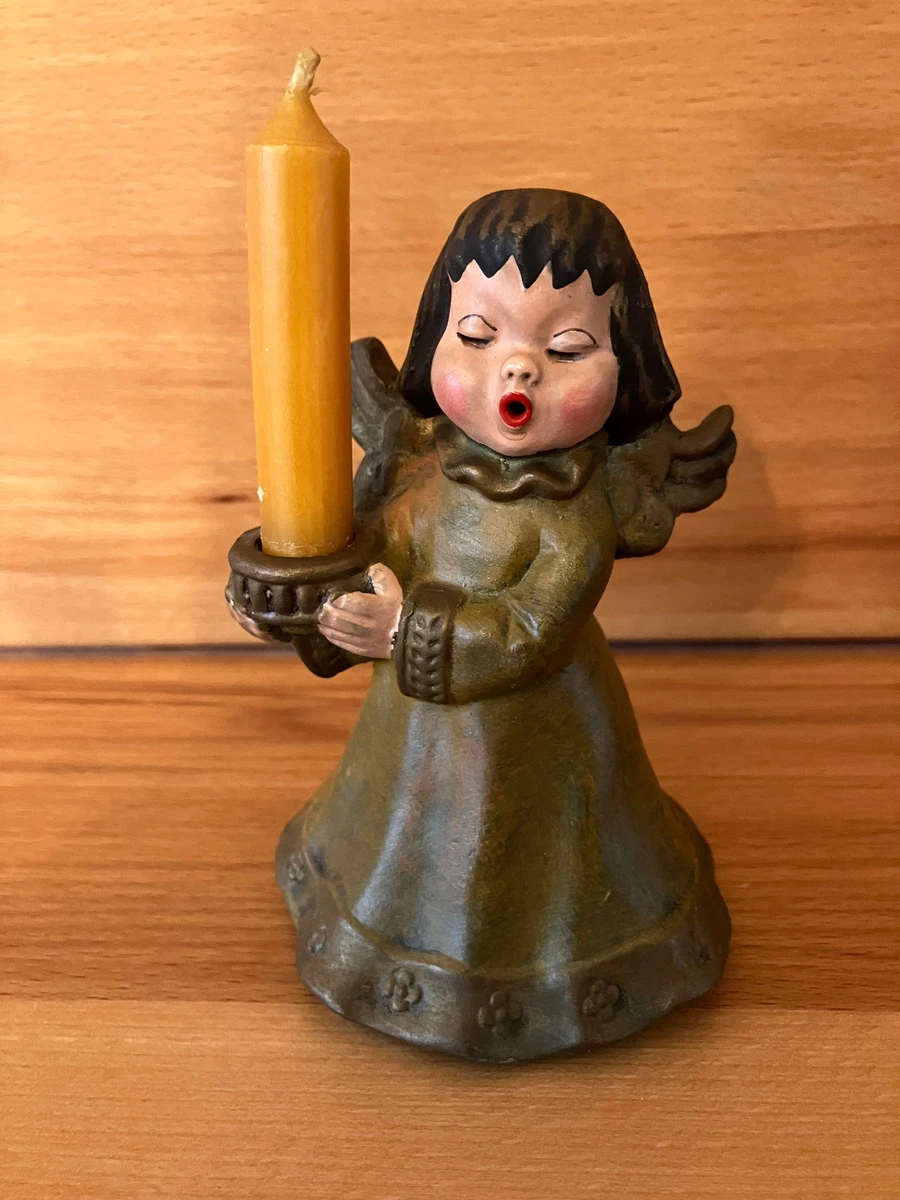 Grand Ange De Décoration De Noël Électrique - 50 Cm - Bois - Marque Blank Erzgebirge