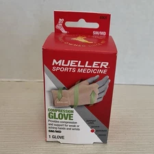NIB Mueller Sports Medicine Compression Glove SM/MD