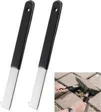 2 Pack Paver Puller, Heavy Duty Paver Removal Tool with Joint Scraper Micro Teet