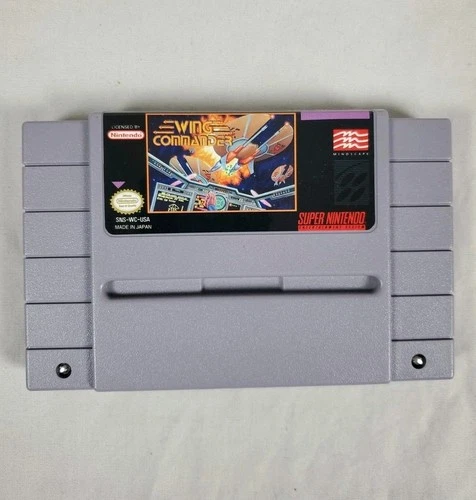 WING COMMANDER: THE SECRET MISSIONS - Super Nintendo SNES (Authentic), Tested