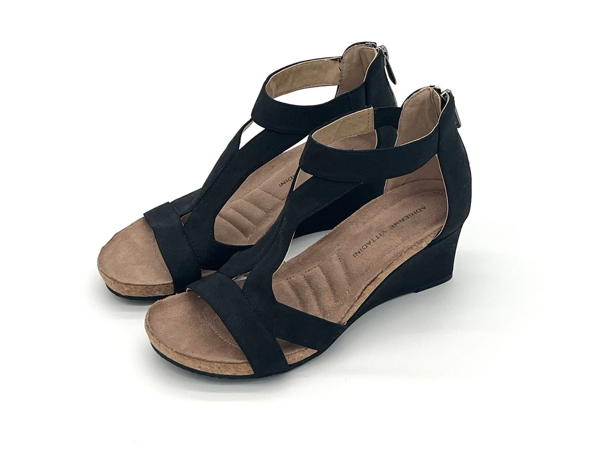 Adrienne Vittadini ウェッジサンダル, 24 / 24.5 cm? (USA 7.5) / wedge sandals (US size 7.5) Adrienne Vittadini Strappy Wedges Size 7.5 | eBay