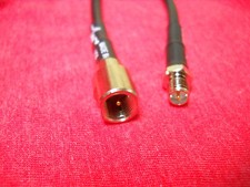 20" FME male plug to RP SMA female Pigtail Jumper Cable RG58 MADE IN USA