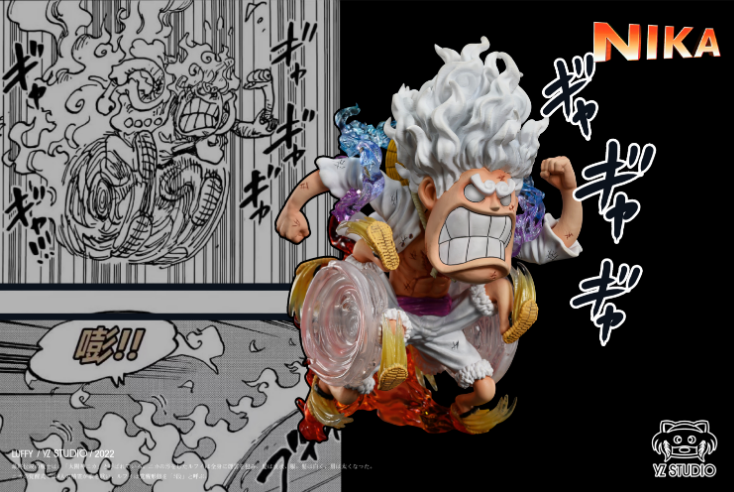 Luffy as Nika running PNG Image