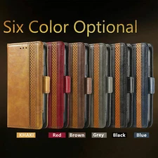 For Motorola G100 G22 G62 G84 E30 G53 G54 E13 Leather Magnetic Wallet Phone Case