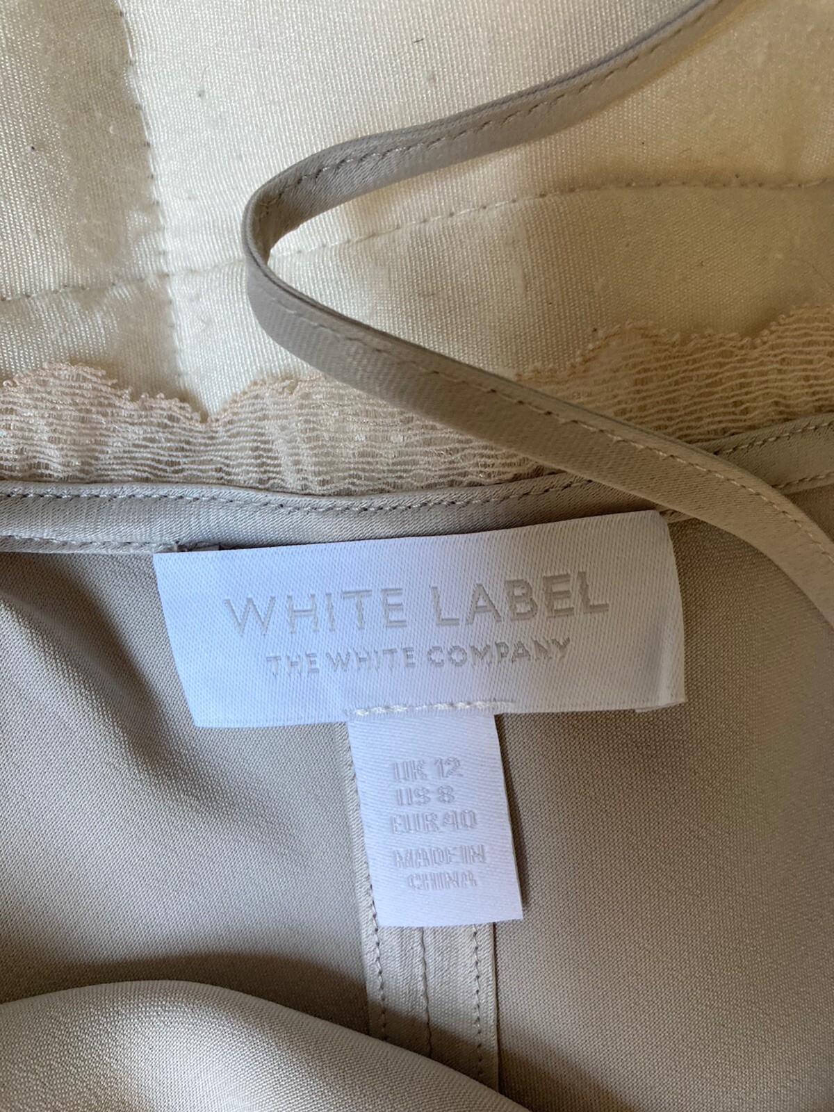 the white company dress size 12. Two Piece Satin Dress and Wool Cardigan. New. eBay