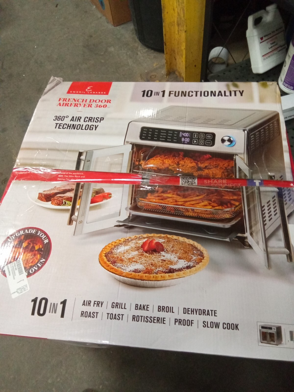 Emeril Lagasse 10in1 Double French Door Air Fryer 360 Convection Oven