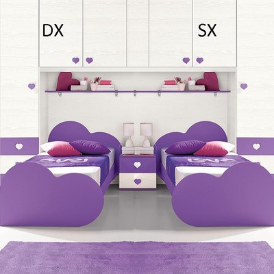 Articles pour la maison Letto singolo Cuore gambe ...