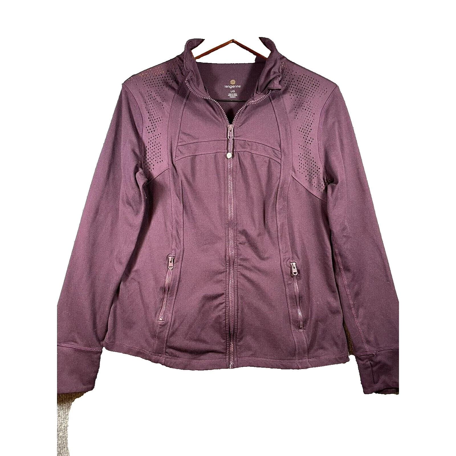 Rompevientos sólido Tangerine abrigos, chaquetas y chalecos para Mujeres