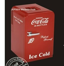 6 teiliges Coca Cola Aufkleber Set 10 Cent - Set M f&uuml;r Mini K&uuml;hlschrank Box