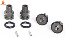 1set Alloy Upgrade Hex Hub Extended Axle Set For Losi 5ive T RV LT King Motot X2