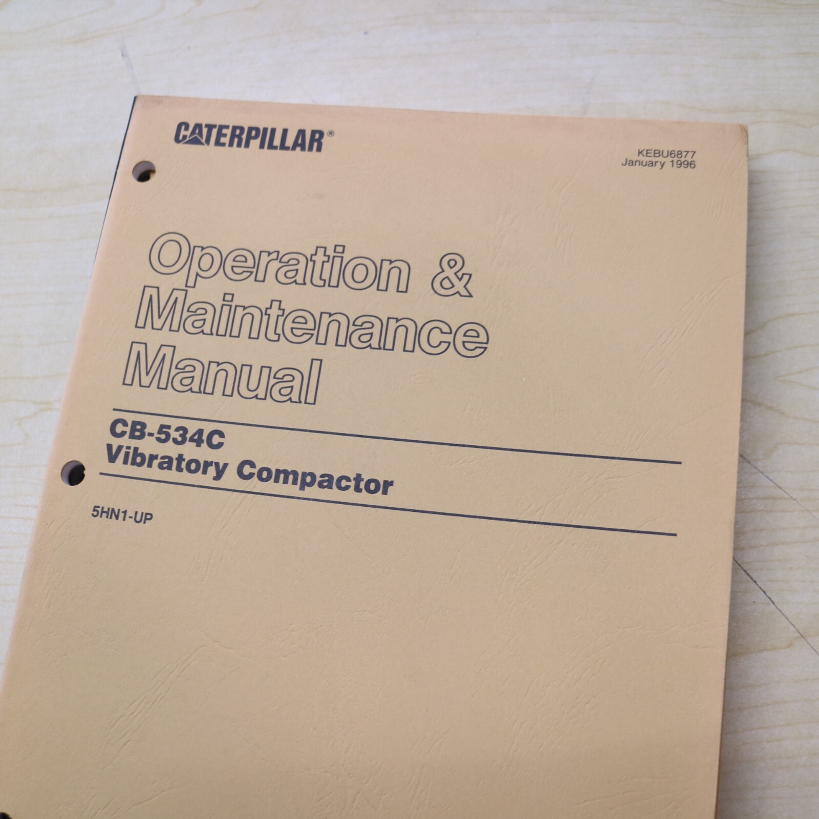 Caterpillar Cb 534c Roller Compactor Owner Operator Maintenance Manual 