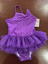 Circo 4T Purple Tutu Swim Suit New