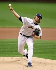 CORBIN BURNES 8X10 PHOTO MILWAUKEE BREWERS BASEBALL PICTURE MLB