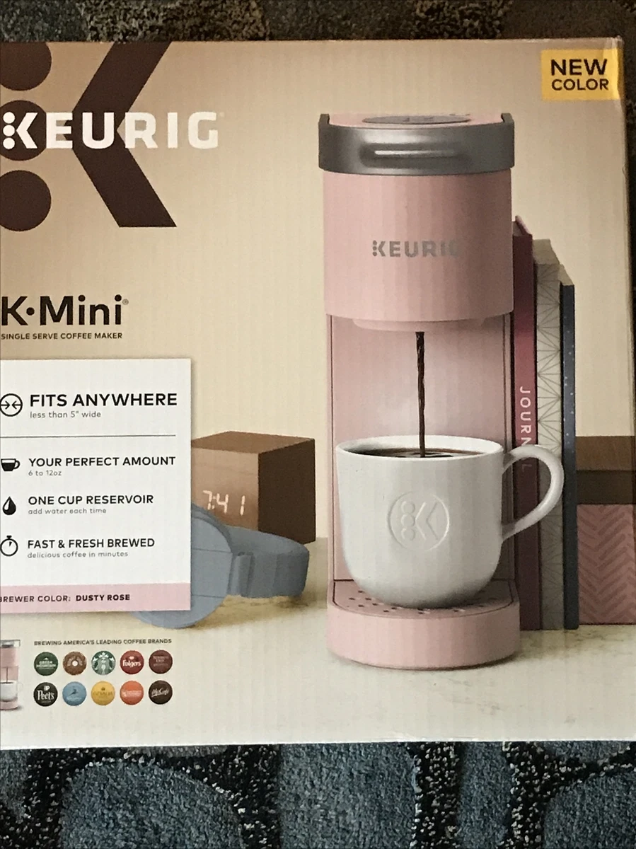 Keurig K-Mini Single Serve K-Cup Pod Coffee Maker, Dusty Rose Pink