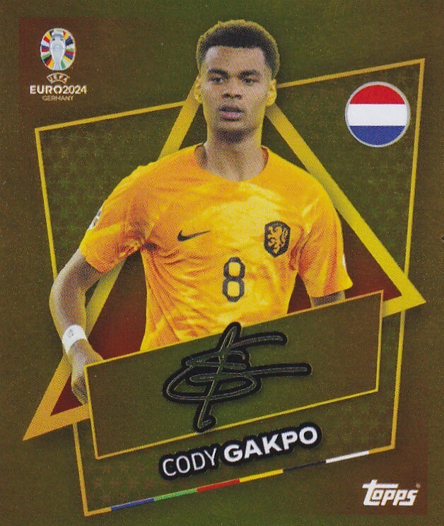 Topps UEFA Euro 2024 Sticker Netherlands NED SP Cody Gakpo