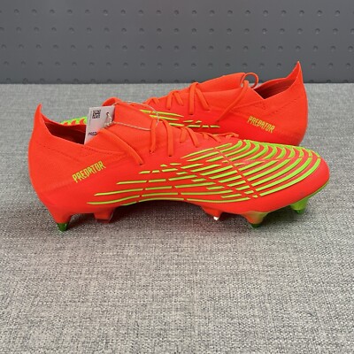 Adidas Predator Edge.1 SG Soccer Cleats Solar Red Orange New