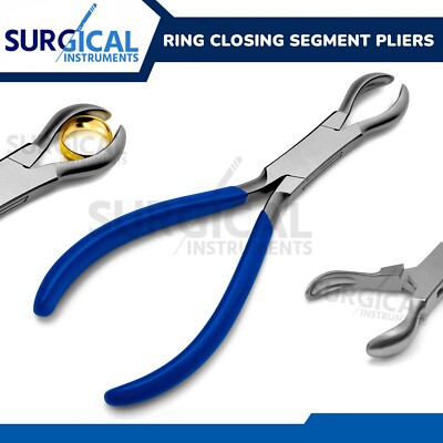 Ring Closing segment Plier Piercing Tool Hoops Heavy Big Gauges Captive Bead Bar