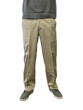Dockers Men's Straight Fit Flat Front Signature Khaki Pants British Khaki